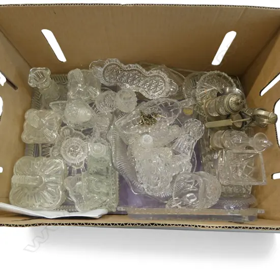 ASST. CUT CRYSTAL & GLASSWARE