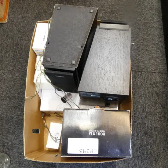 PR SPEAKERS, LIGHTS ETC