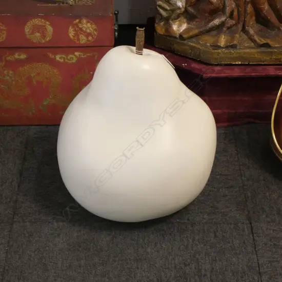 VERY LARGE CONTEMPORARY CERAMIC PEAR H.380mm