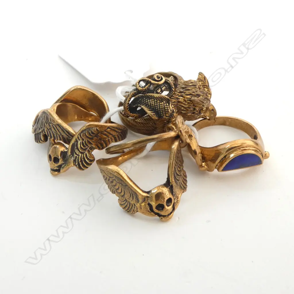 7 ASST BRASS RINGS  Image 1++