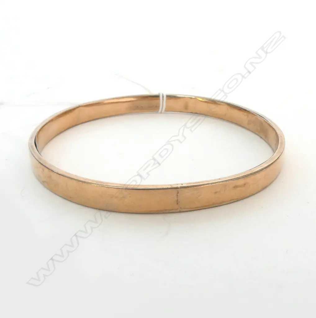 ROSE GOLD PLATED SLAVE BANGLE Image 1++