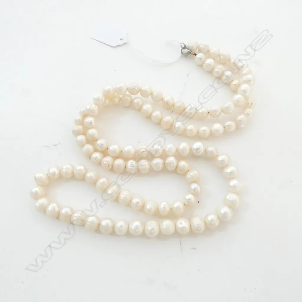 FRESHWATER PEARL NECKLACE L.530mm Image 1++