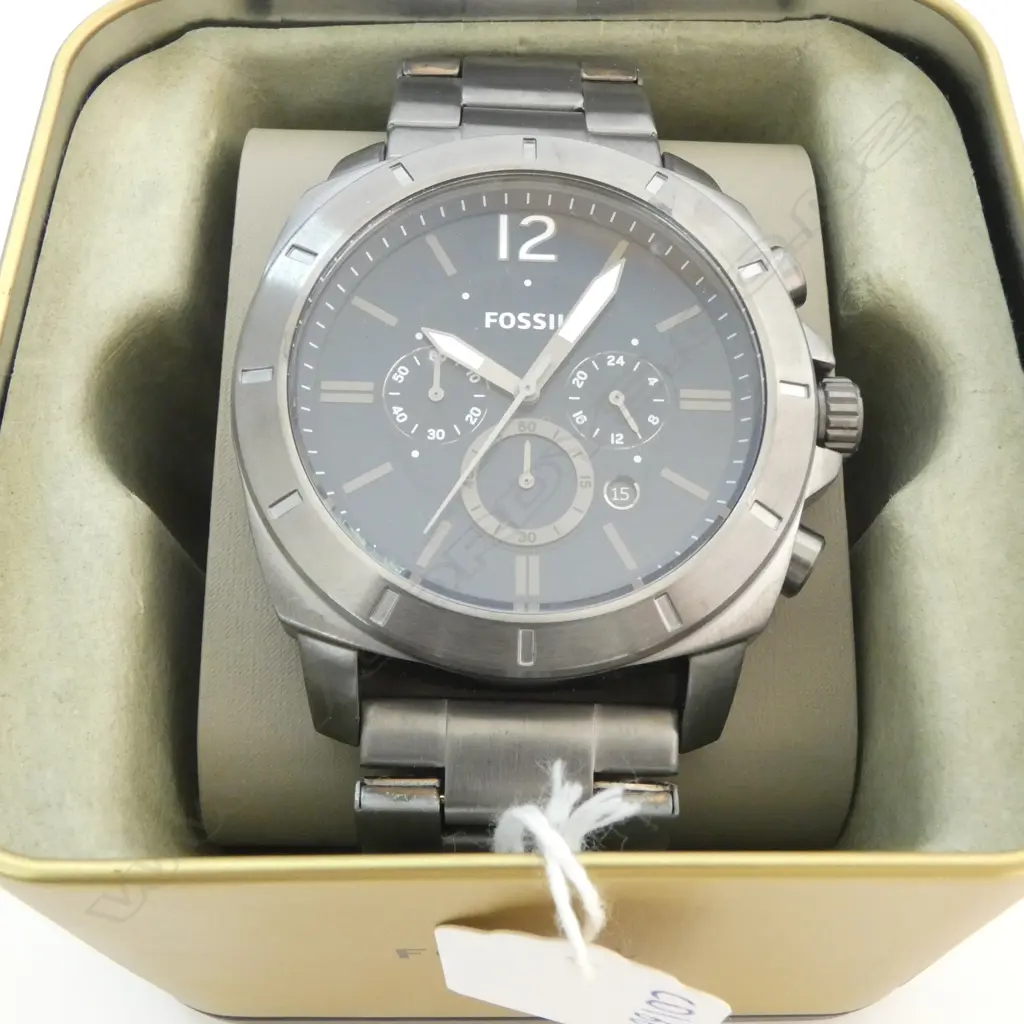 **RTV** BOXED FOSSIL GENTS WRISTWATCH (WORKING) Image 1++