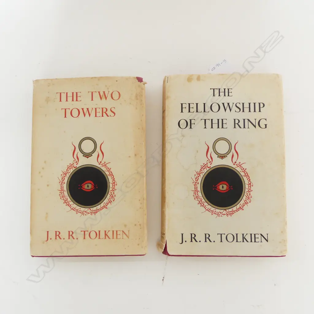 TWO LORD OF THE RINGS BOOKS 1ST ED 8TH IMPRESSION Image 1++