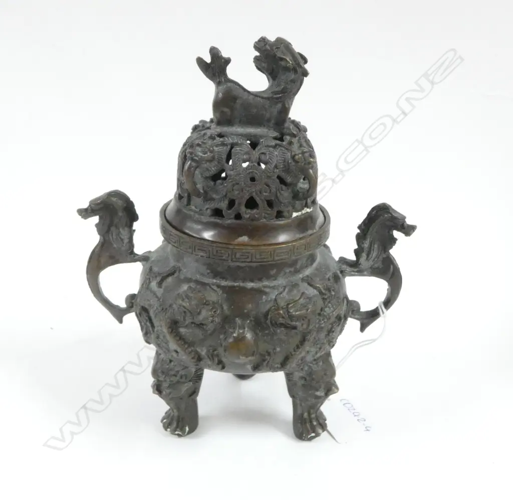 CHINESE BRONZE CENSOR H.180mm Image 1++