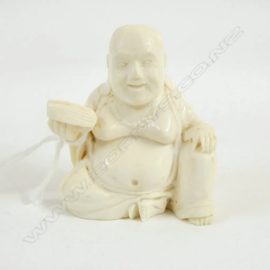 CHINESE CARVED IVORY HOTEI Image 1++
