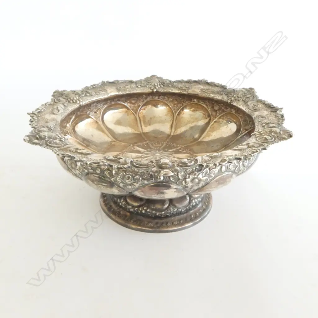 LG STG SILVER BOWL, JAMES AITCHISON, LONDON 1897 305mm dia, 860grms Image 1++