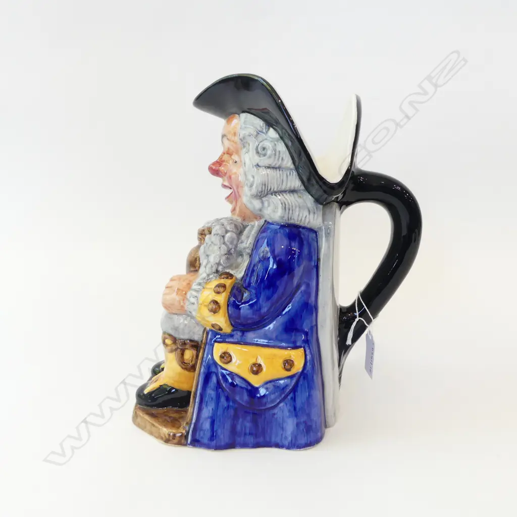 LARGE C/CLIFF CHARACTER JUG H265MM CRACK TO  BASE Image 1++