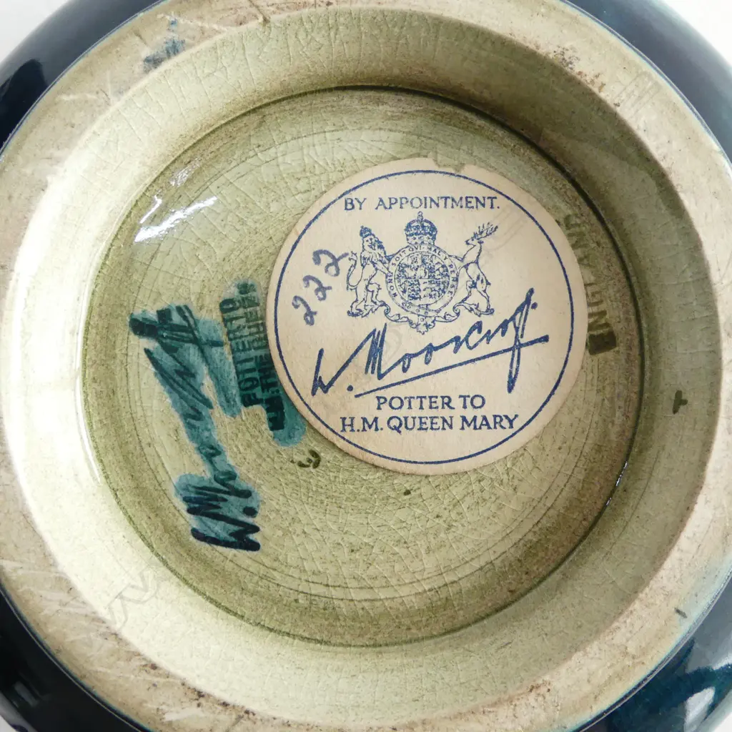 LIDDED MOORECROFT BOWL DIA120MM Image 1++