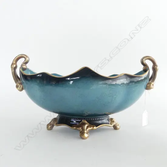 CARLTON WARE ROYALE DOUBLE HANDLED FOOTED BOWL L340MM