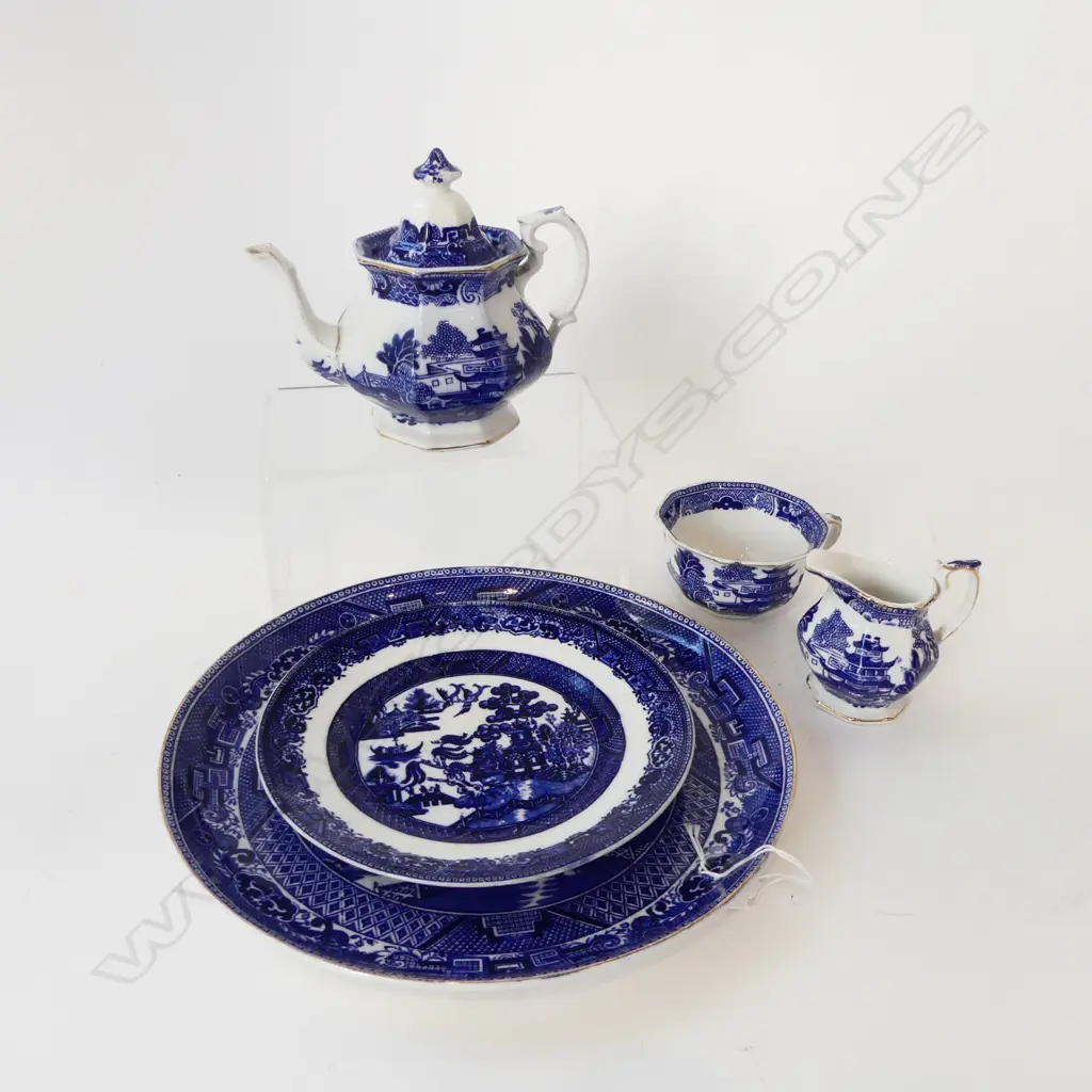 5PCS BLUE & WHITE CHINA Image 1++