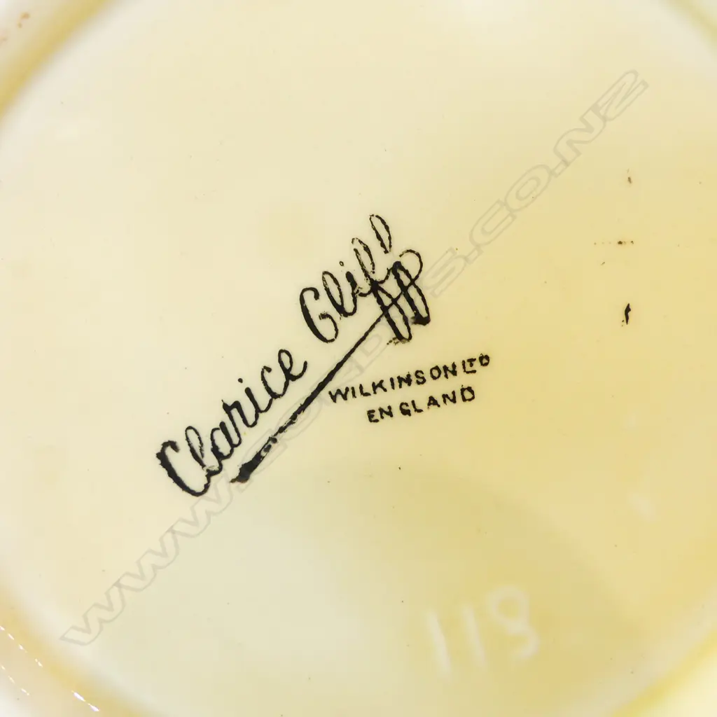 CLARICE CLIFF HANDLED VASE H.170mm Image 1++