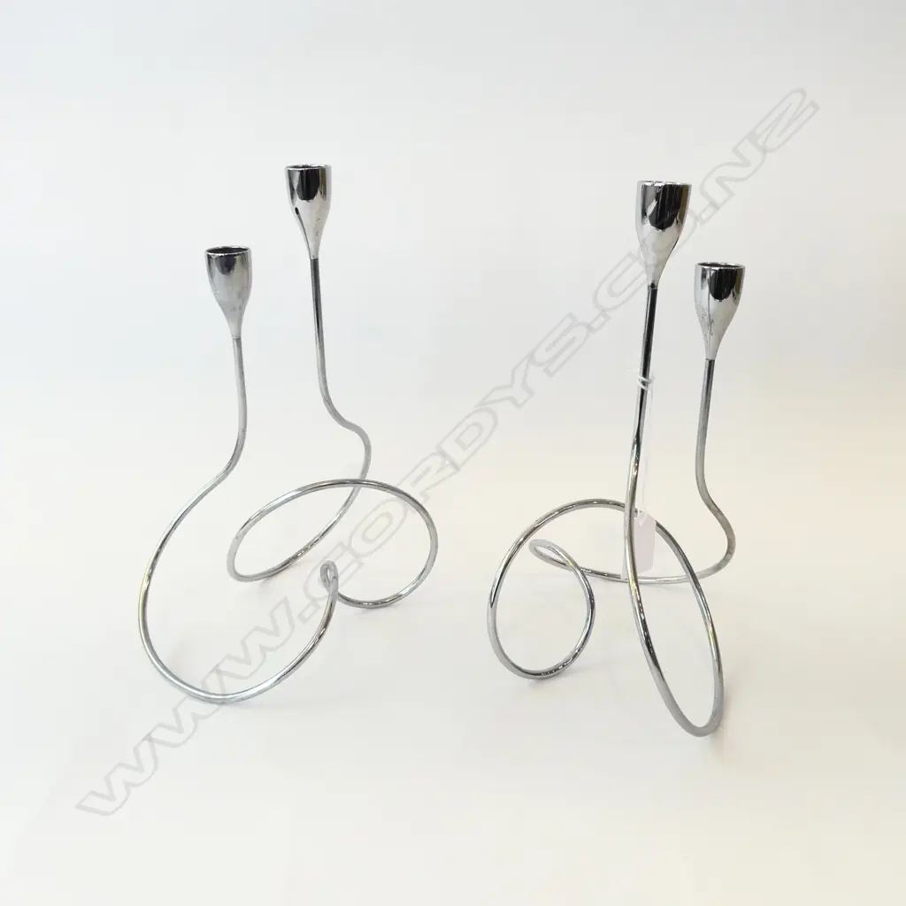 PR 'BLACK + BLUM' CANDLESTICKS H.270mm Image 1++