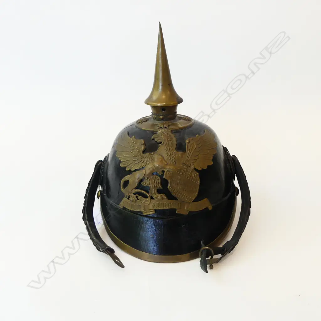 OLD PICKELHAUBE BAYERN HELMET with lining Image 1++