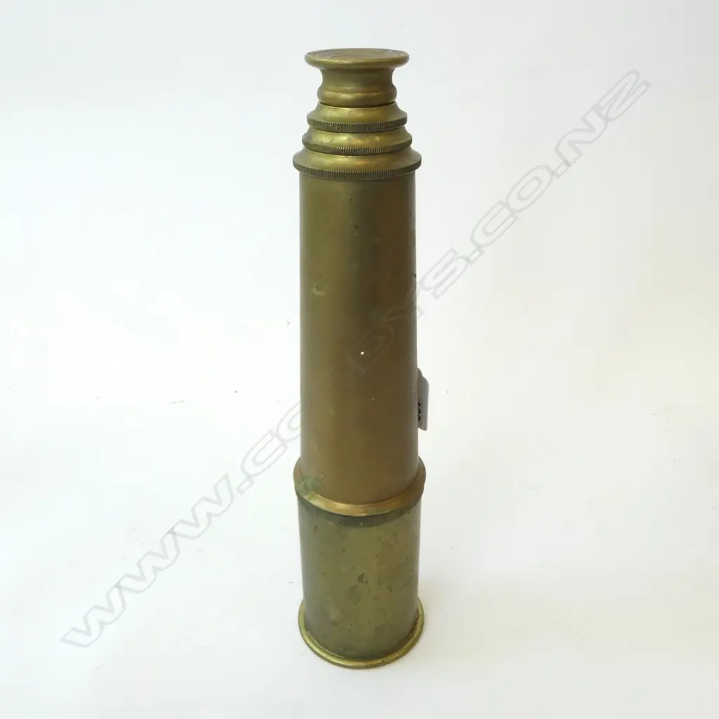 BRASS 3 DRAW TELESCOPE L.300/890mm Image 1++