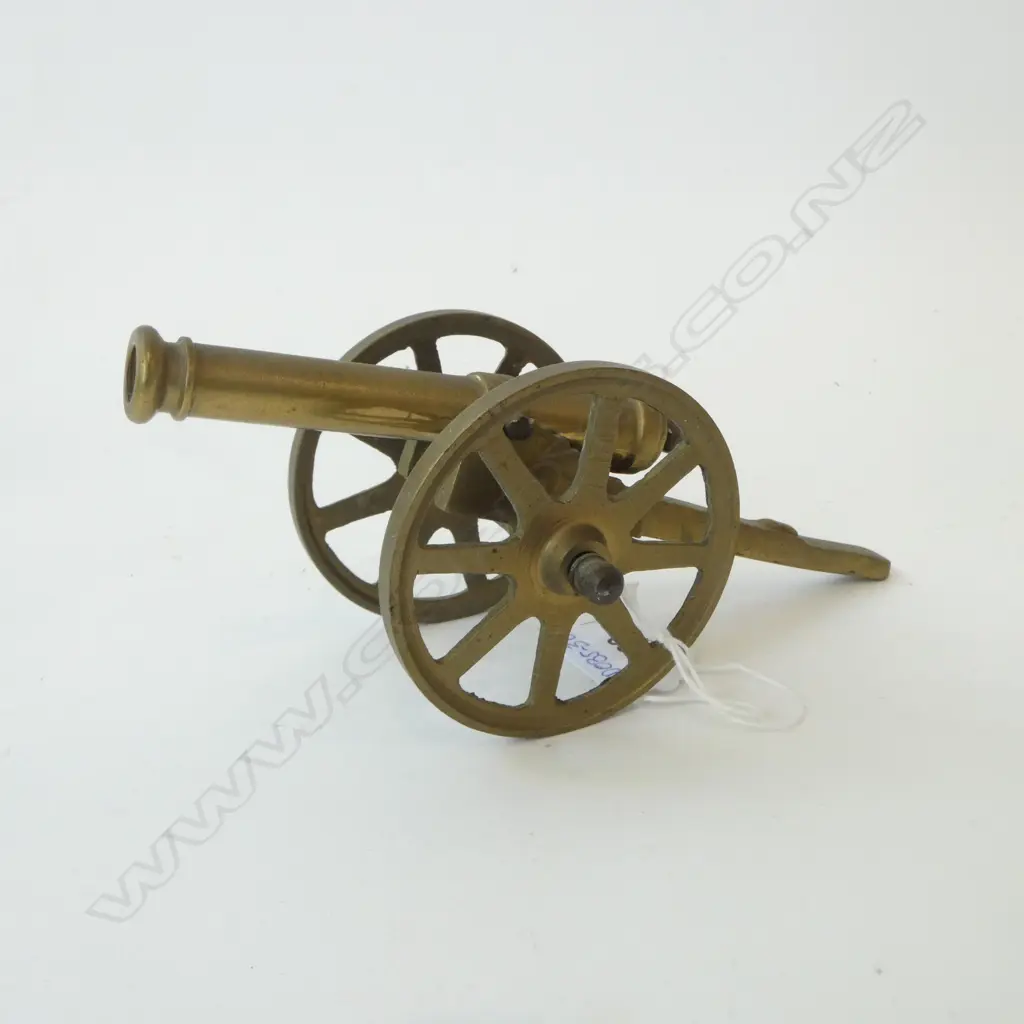 BRASS CAST CANNON/ARTILLERY ORNAMENT L.190mm Image 1++