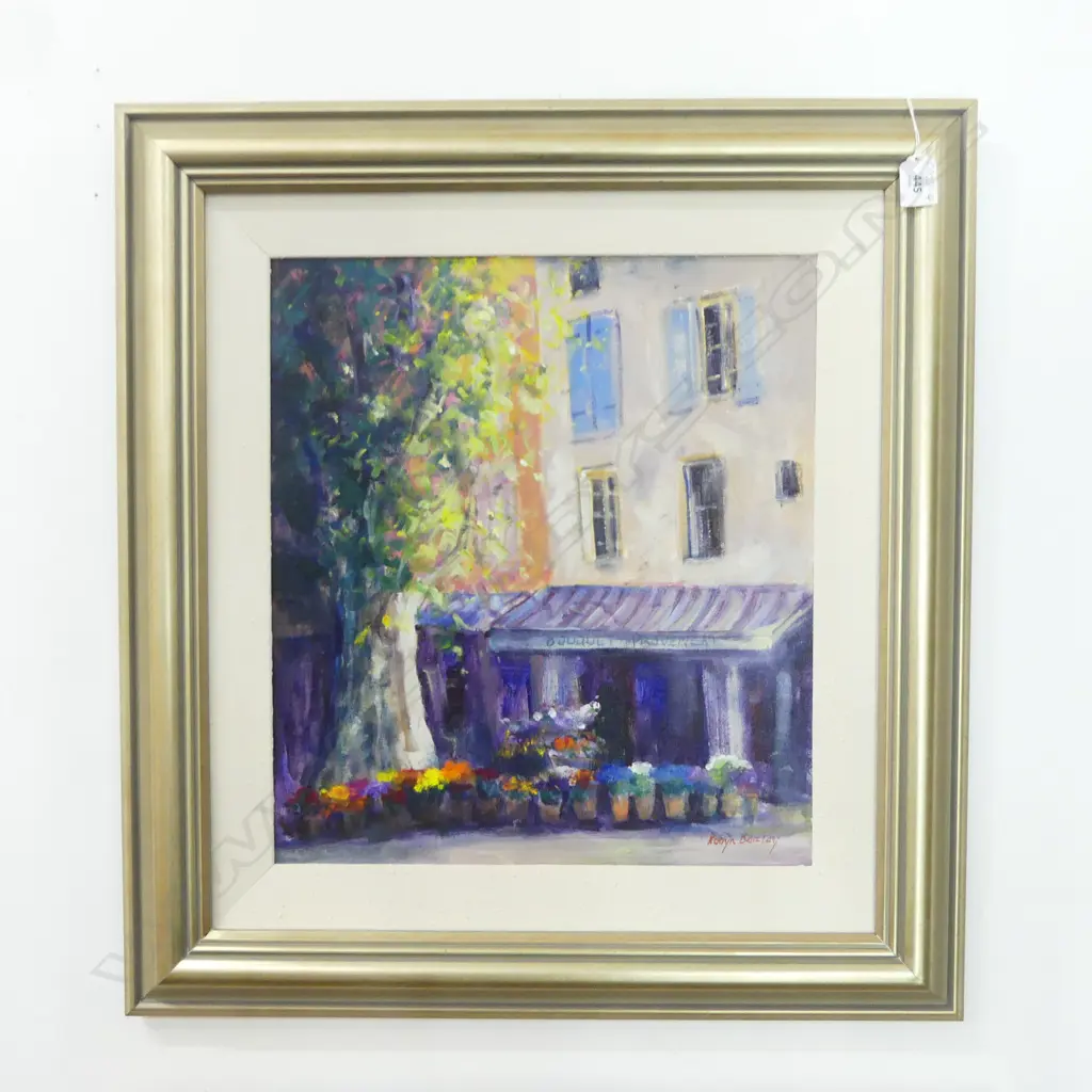Robyn Barclay acrylic painting on canvas 'Bouquet Provencal' signed 435 x 390mm Image 1++