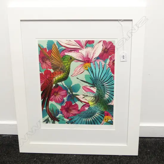 FLOX 'HEAVENLY HUMMINGBIRDS' DIGITAL PRINT 18/200 2019 360x295mm