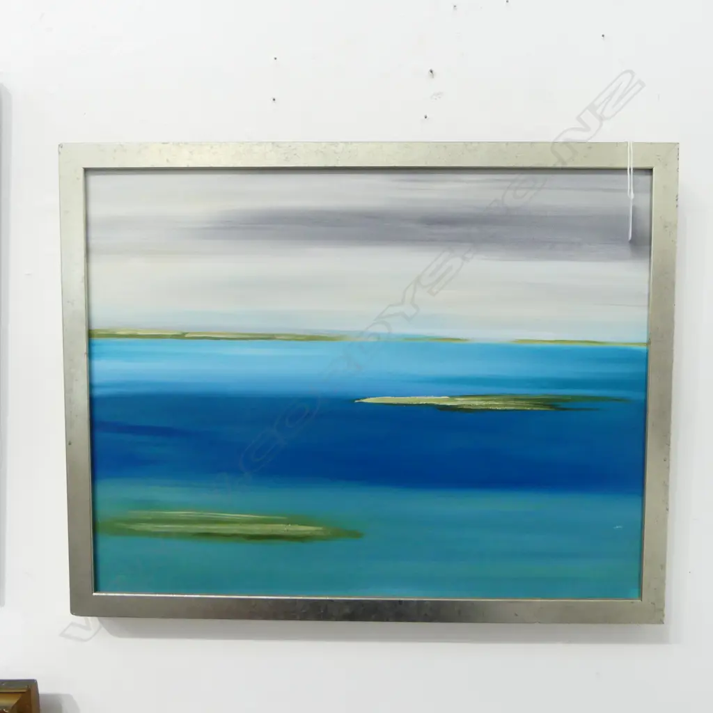 JENNIFER FOUNTAIN 'FLOATING' OIL ON CANVAS 340x445mm Image 1++