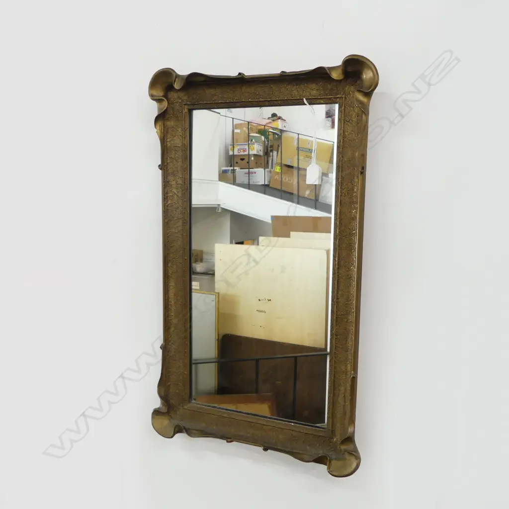 GILT FRAMED MIRROR 740x440mm Image 1++