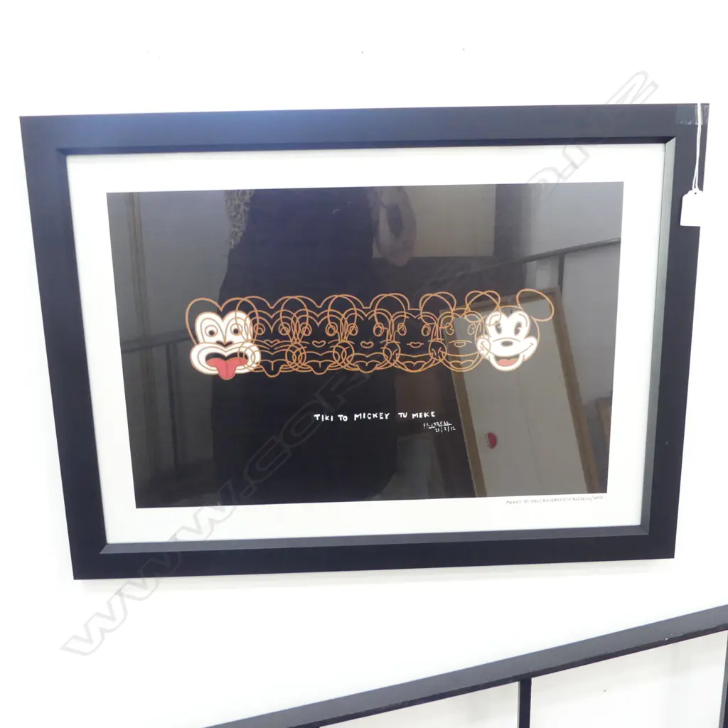3 DICK FRIZZELL PRINTS; 2 RECIPES + TIKI TO MICKEY 410x585mm Image 1++