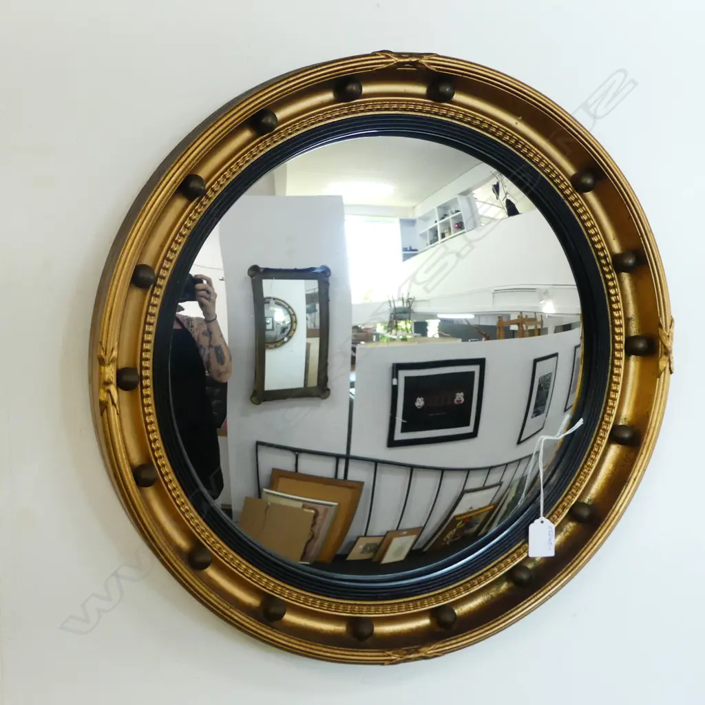 GEORGIAN STYLE MIRROR Dia.510mm (1 BALL MISSING) Image 1++