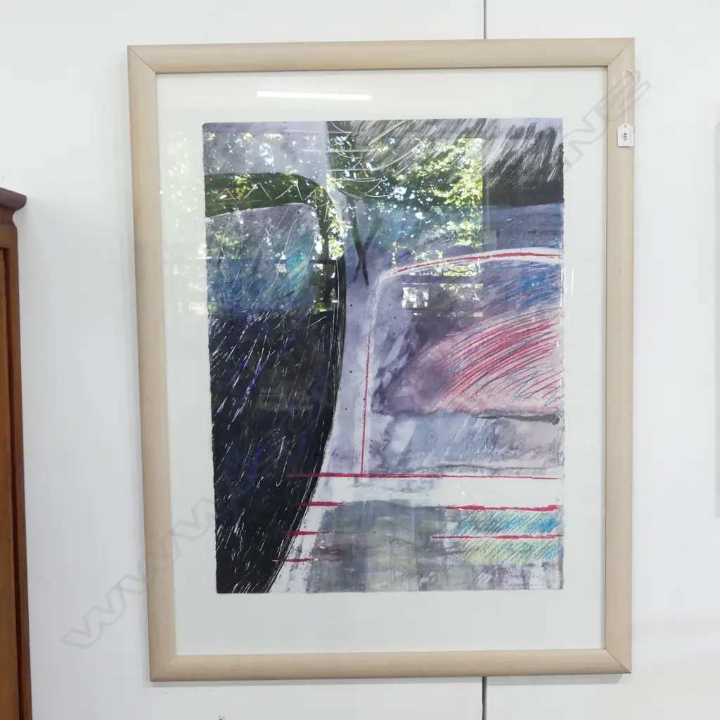 SHELLEY RYDE 'SUBLIMINAL BLUES' MONOPRINT 1993 760x570mm Image 1++
