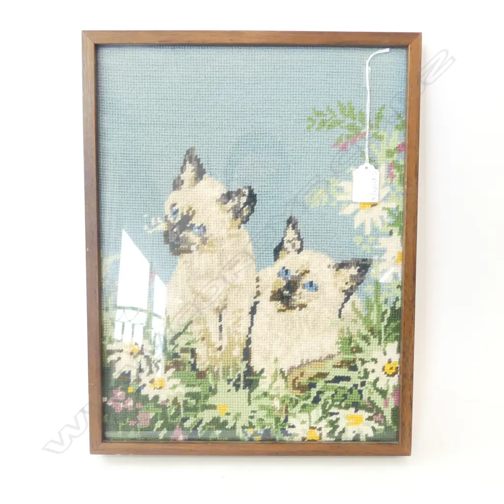 KITTENS NEEDLEWORK ARTWORK 375x290mm Image 1++