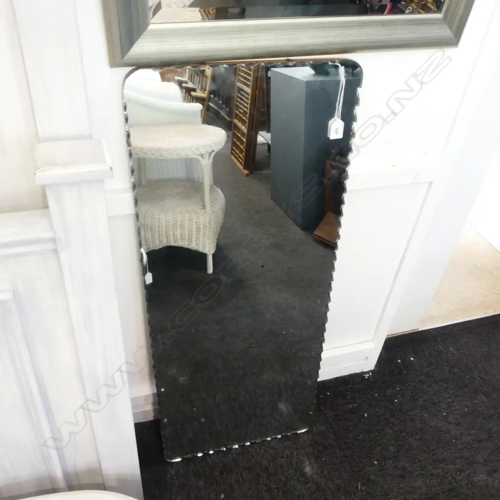 VINTAGE MIRROR 990x400mm Chain with faults Image 1++