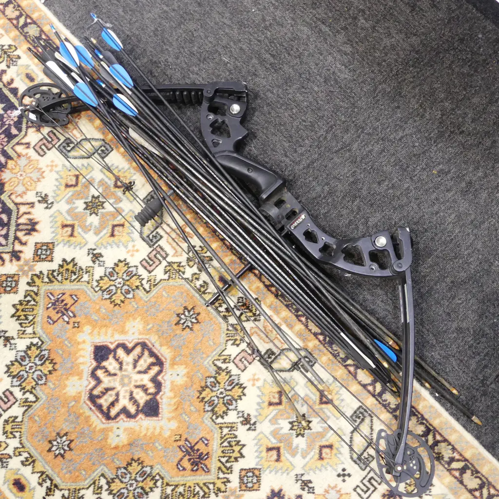 JUNXING CROSS BOW + 16 ARROWS (7 BY SPG, 9 OTHER) Image 1++