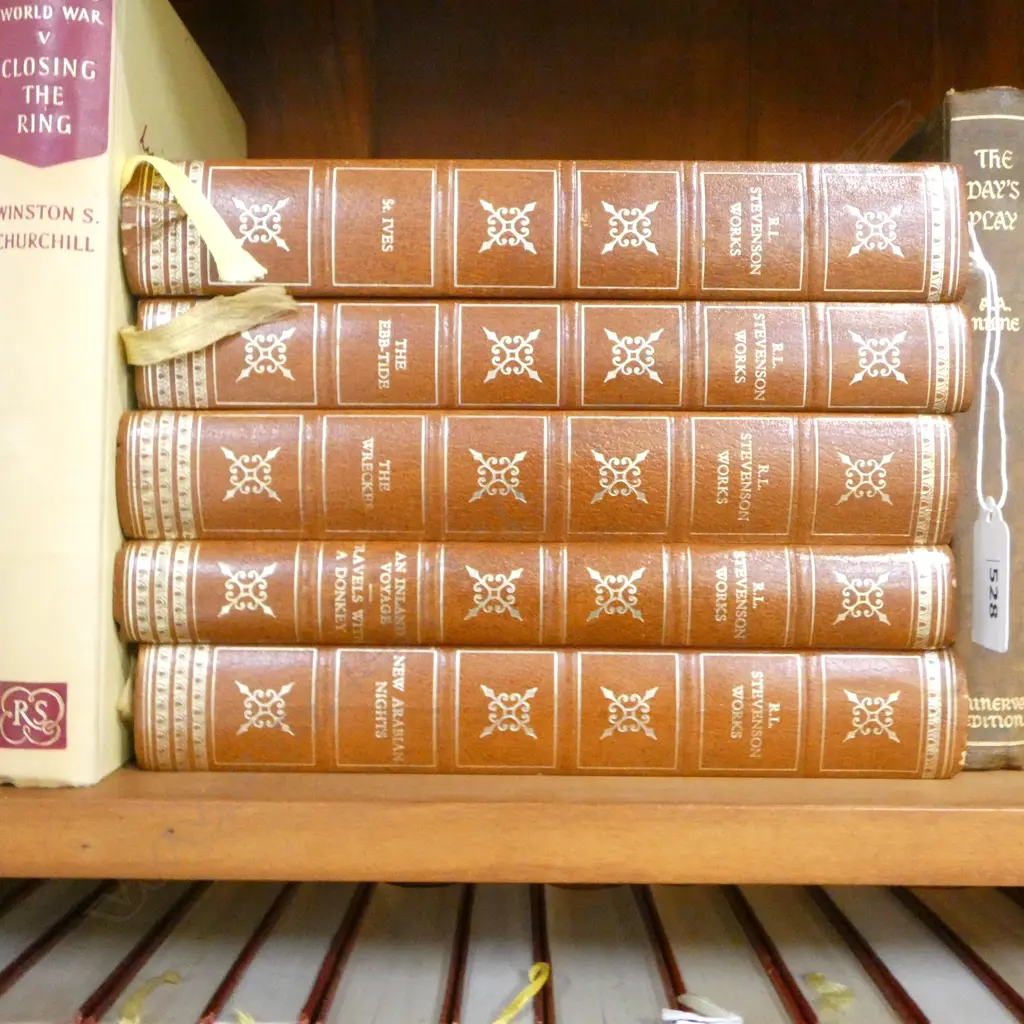 5 VOLUMES OF WORK BY R. I. STEVENSON Image 1++