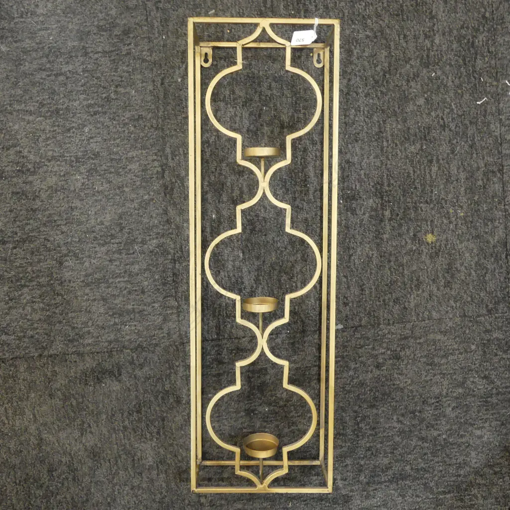WALLHANGING 3 TIER CANDLE HOLDER 200x90x625mmt Image 1++