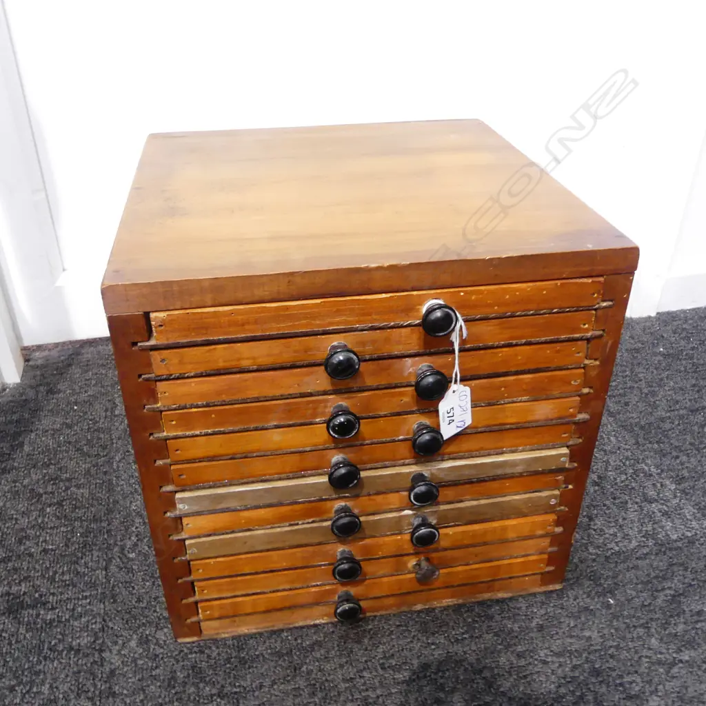 12 DRAWER SMALL COIN COLLECTOR'S CABINET, 290 x 290mm Image 1++
