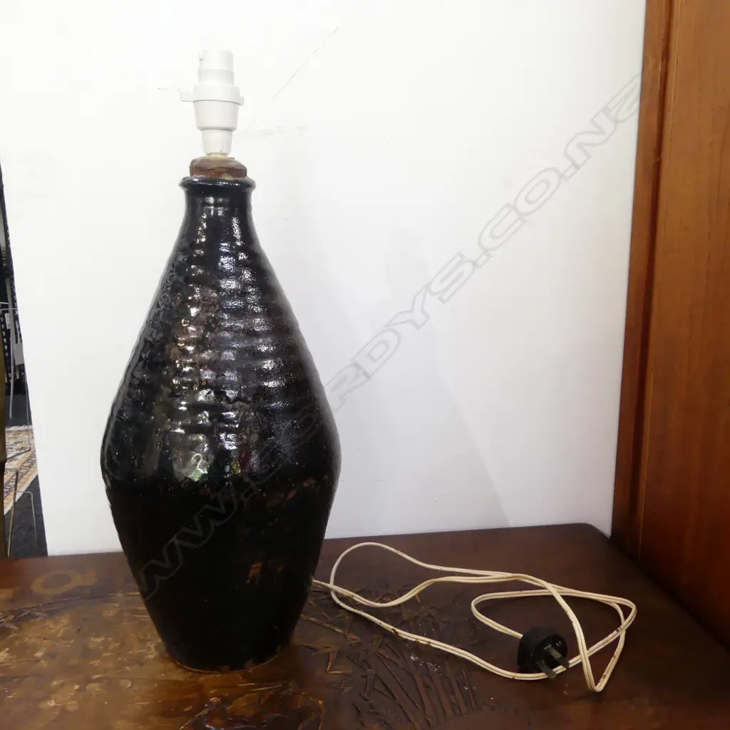 STUDIO POTTERY TABLE LAMP, BASE ONLY H.510mm Image 1++