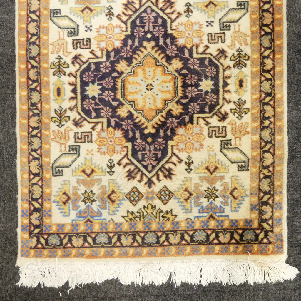 HAND KNOTTED WOOL PILE RUNNER 2850x700mm Image 1++