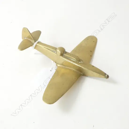 SOLID BRASS WWII PLANE W.150mm