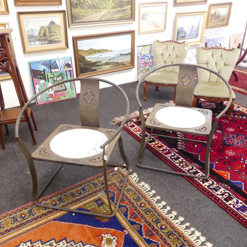 PR ORIENTAL METAL CHAIRS W.785mm Image 1++