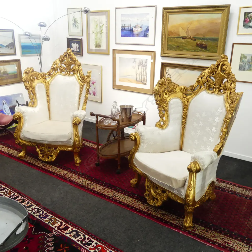 PR GILDED ARMCHAIRS Image 1++