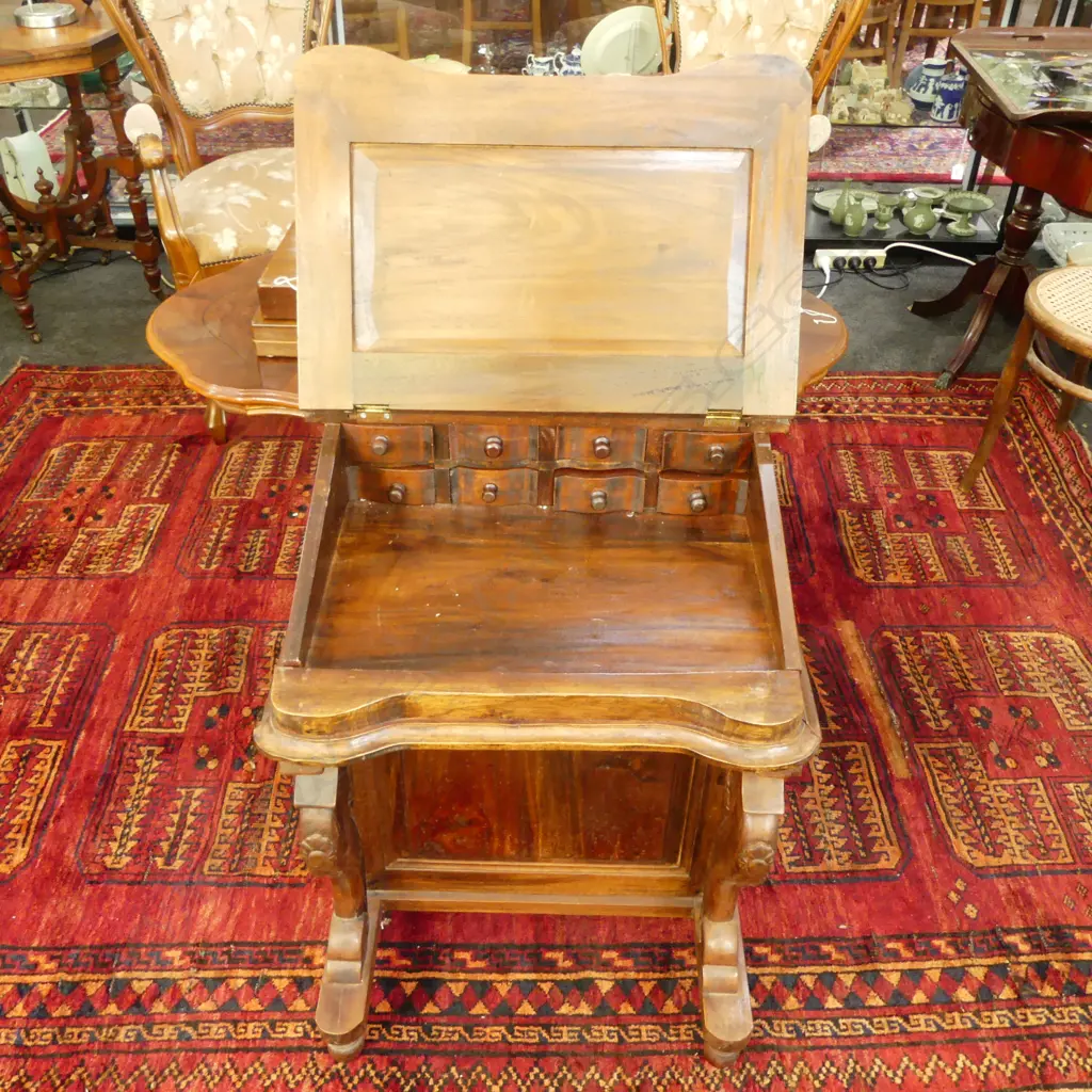 MAHOGANY DAVENPORT 550x560x830mm Image 1++