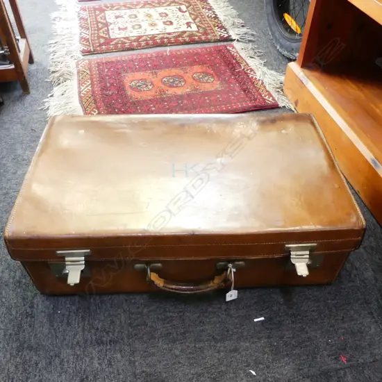 GENTS LUXURY LEATHER TRAVEL CASE C.1900 BY DREW & SONS, OUTFITTERS TO THE ROYAL FAMILY, PICADILLY CIRCUS LONDON ...