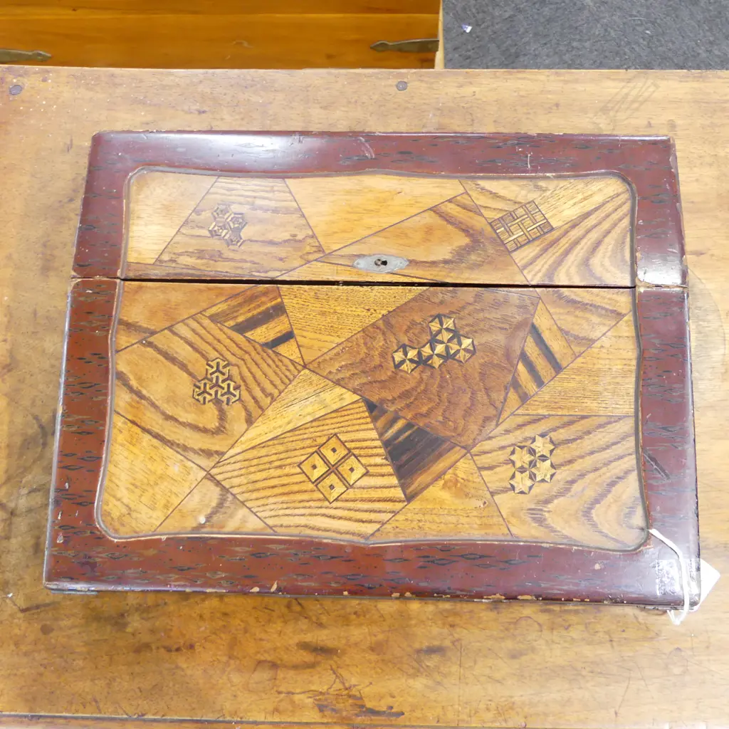 JAPANESE LACQUERED WRITING SLOPE W.365mm Image 1++