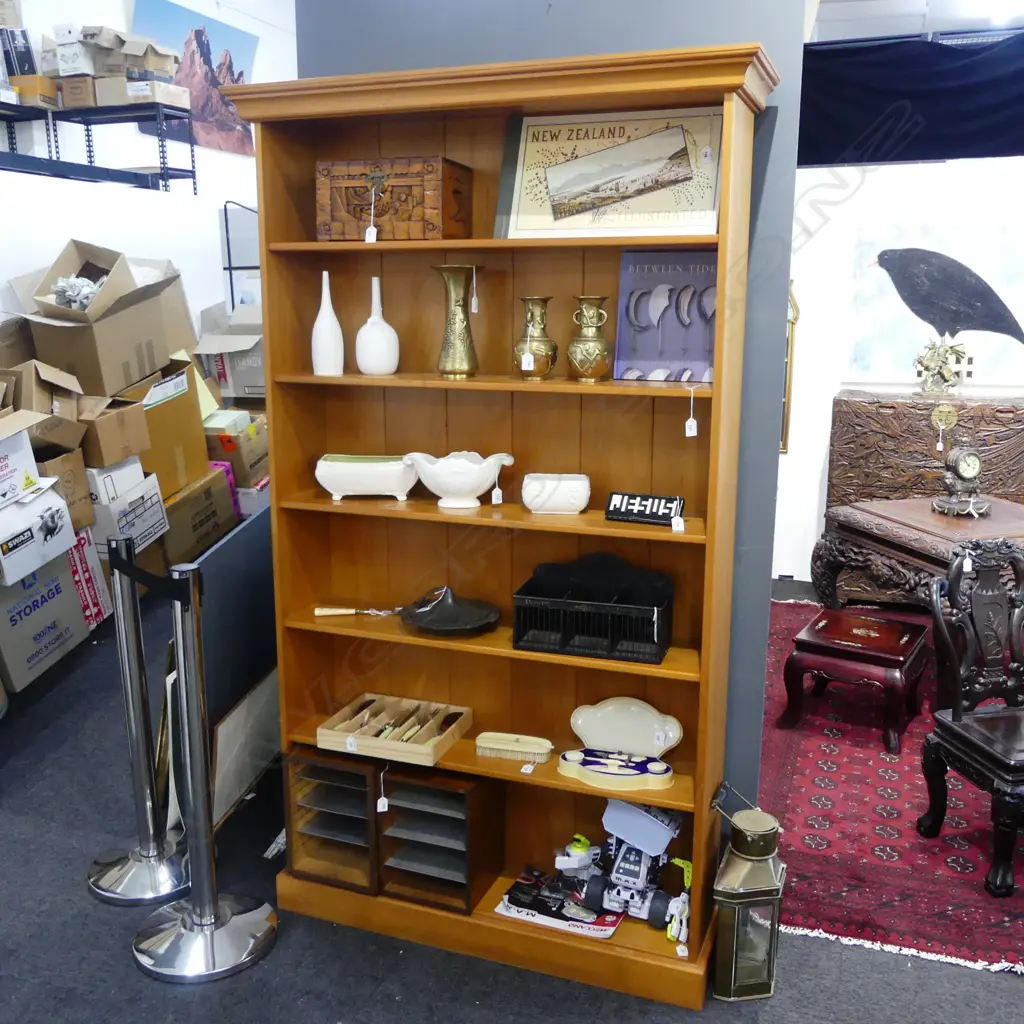 TALL RIMU BOOKSHELF 1170x300x2010mm Image 1++