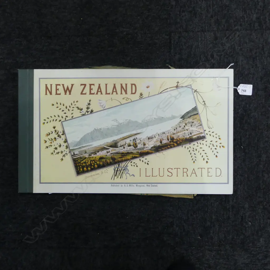 BOOK 'NEW ZEALAND ILLUSTRATED' Published by A.D. Willis Ltd. Ed. reprint of 1000 copies Image 1++