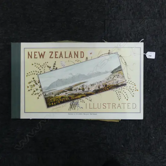 BOOK 'NEW ZEALAND ILLUSTRATED' Published by A.D. Willis Ltd. Ed. reprint of 1000 copies