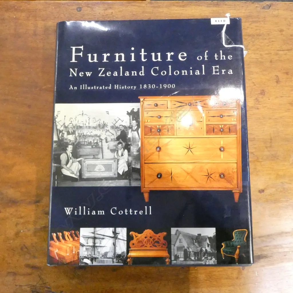 The book 'FURNITURE OF THE NZ COLONIAL ERA ' by WILLIAM COTTRELL 2006 Image 1++