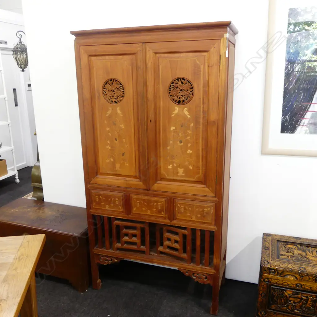 ORIENTAL WOODEN CABINET 980x420x1850mm Image 1++