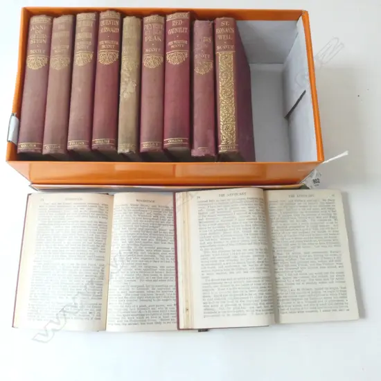 11 EARLY 20thC SIR WALTER SCOTT NOVELS
