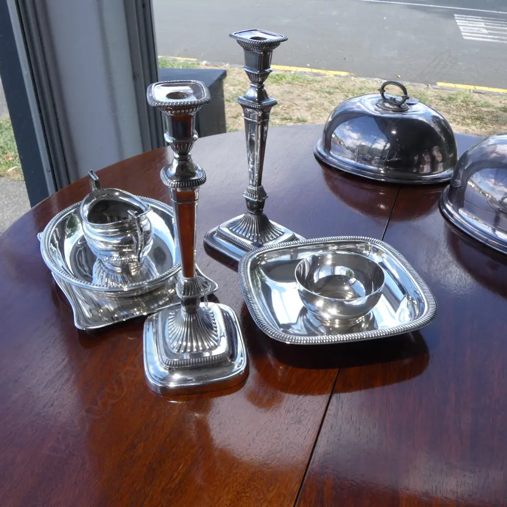 7 PCES EP INCL. PR CANDLESTICKS H.320mm Image 1++