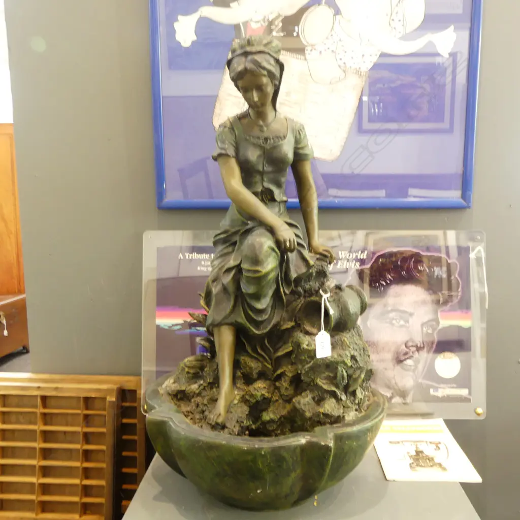 RESIN WOMAN WATER FEATURE [NEEDS PUMP] H650mm Image 1++