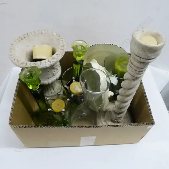 ASST. CANDLESTICKS ETC